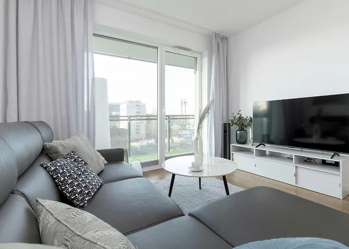 Elegancki W Centrum Gdanska Z Klimatyzatorem I Parkingiem By Renters Prestige شقة