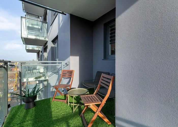 Elegancki W Centrum Gdanska Z Klimatyzatorem I Parkingiem By Renters Prestige شقة غدانسك