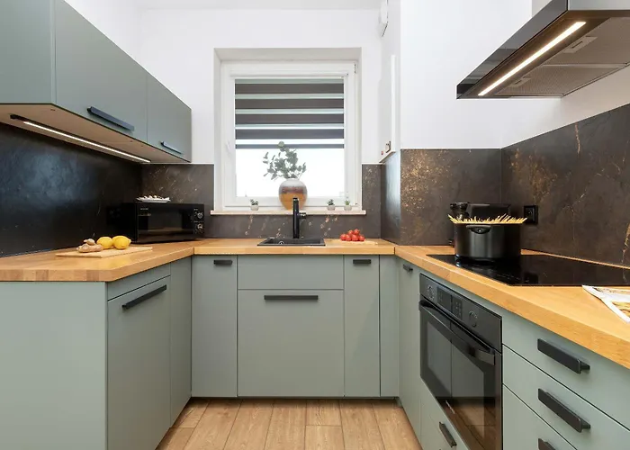 شقة Elegancki W Centrum Gdanska Z Klimatyzatorem I Parkingiem By Renters Prestige غدانسك